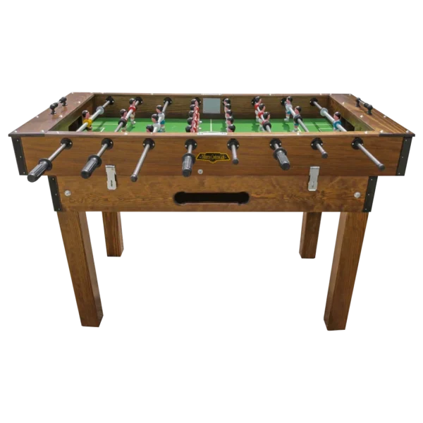 Mesa de Matraquilhos e Matrecos Modelo L Doméstico Castanho - Bilhares Castros