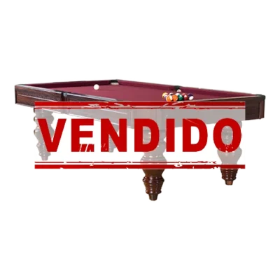 Mesa de Bilhar, Snooker e Pool Pés Torneados - Bilhares Castros