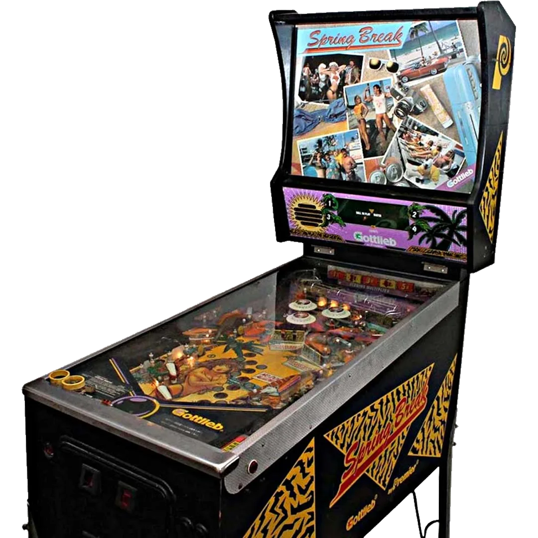 Máquina de Flippers e Pinball Spring Break - Bilhares Castros